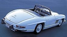 Mercedes-Benz 300 SL Roadster, Heckansicht, 1957-1963.